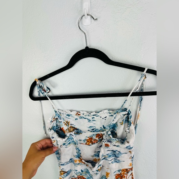 Free People Beach Party Midi Dress - Tropical Flamingo Paradise Print Size 2 - Picture 6 of 9